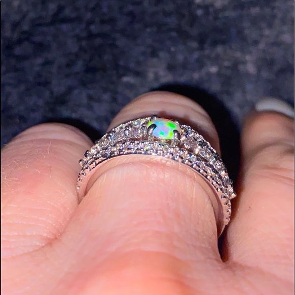 🔥 White fire opal ring 🔥 - Picture 6 of 6
